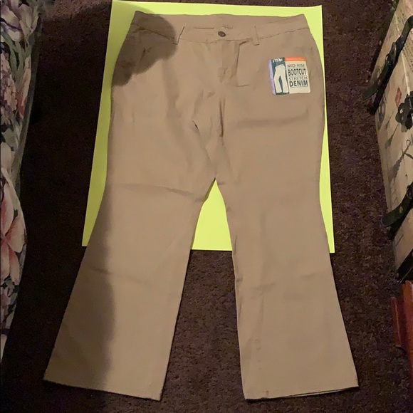 faded glory bootcut stretch pants